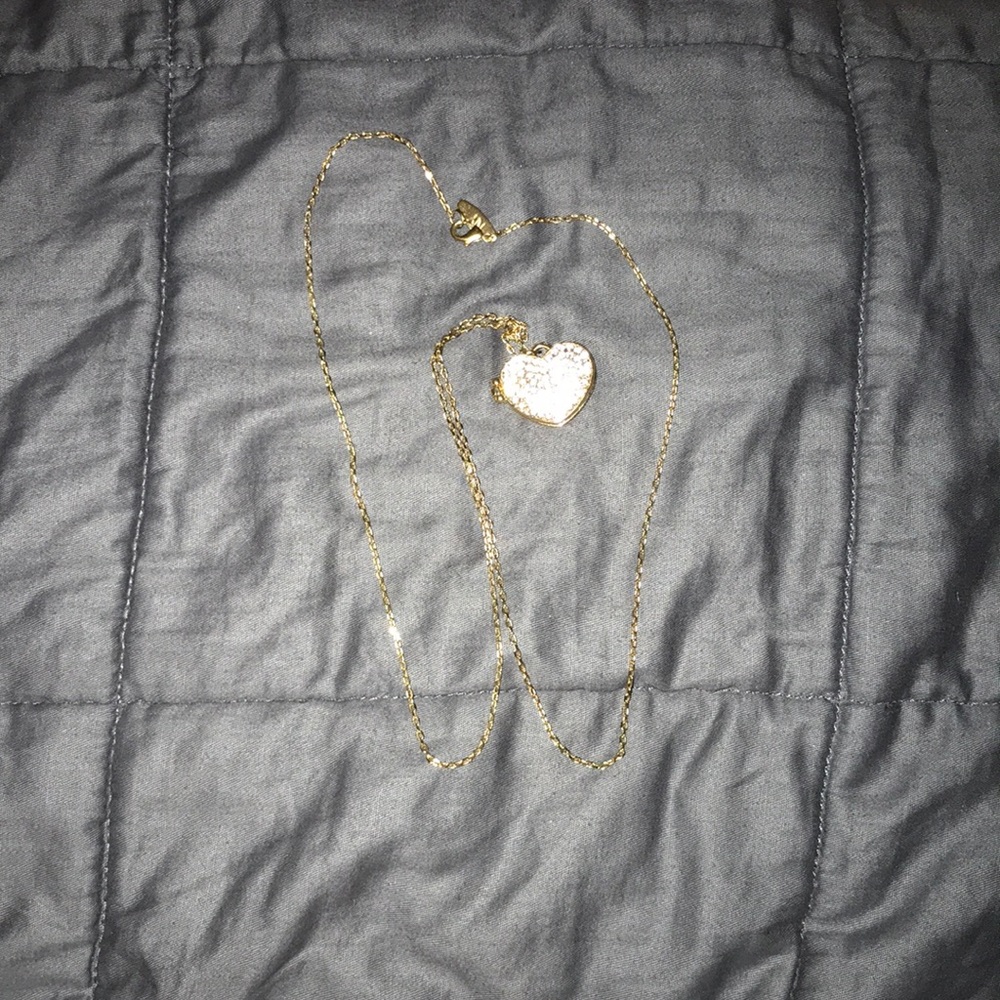 Heart locket necklace